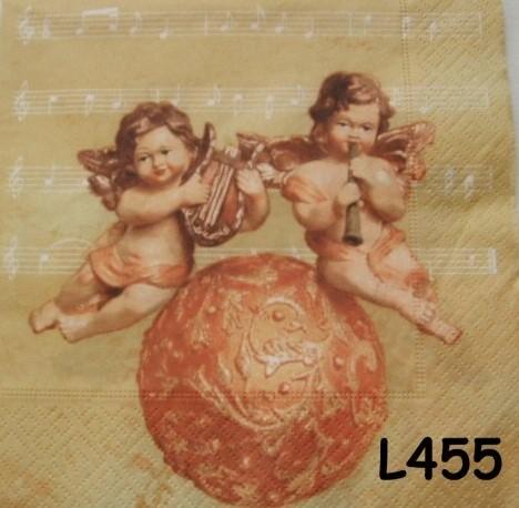 OPRUIMING servetten decoupage * engelen L455 – 12x, Verzenden, Nieuw