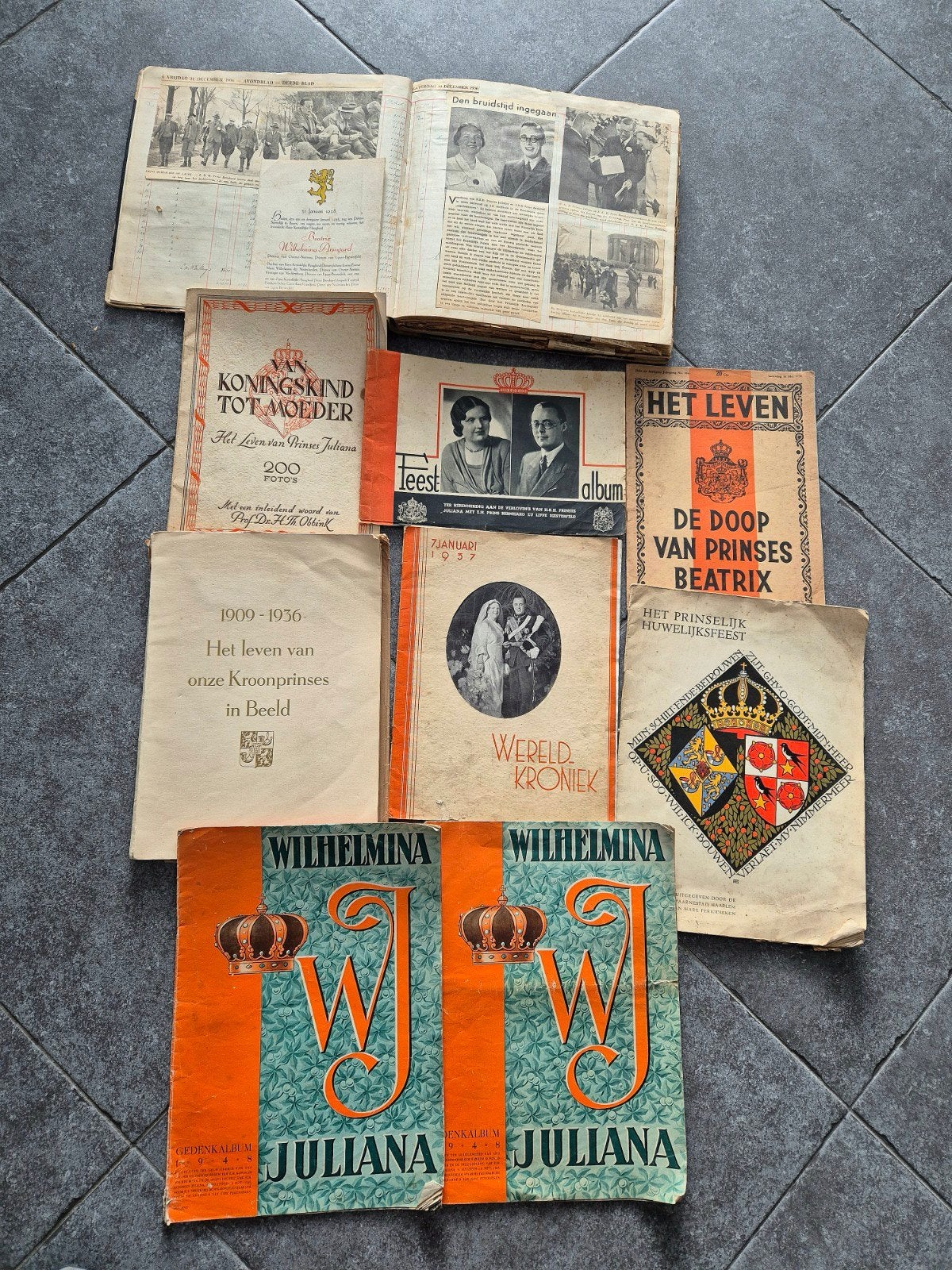 Koningshuis oude verzameling, Verzamelen, Koninklijk Huis en Royalty, Ophalen, Gebruikt, Nederland, Overige typen