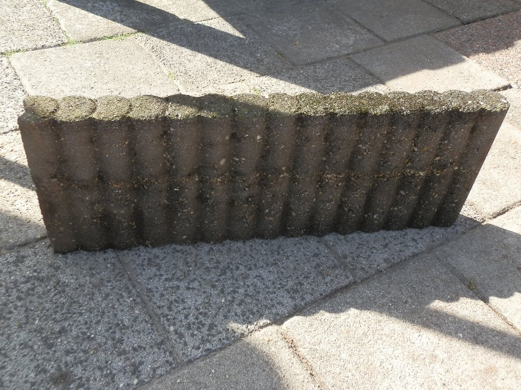 Betonbandjes Palissade rondoband, Tuin en Terras, Bielzen en Borders, Gebruikt, 25 tot 50 cm, Overige typen, Ophalen of Verzenden
