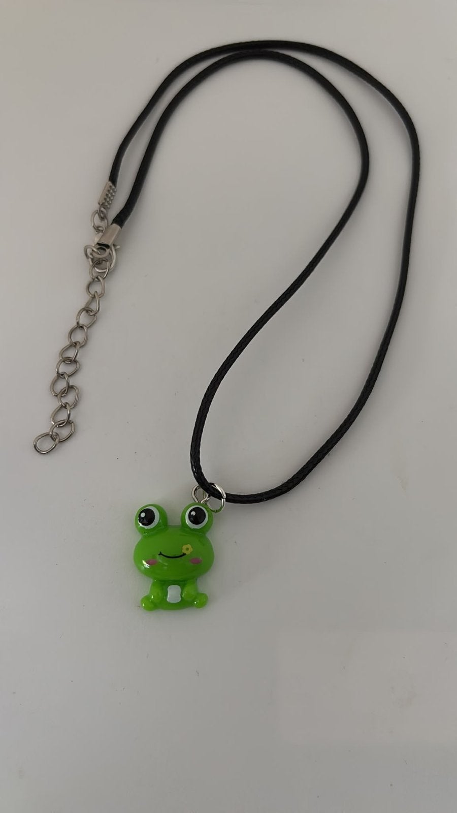 Leuke kikker ketting - Nieuw, Verzenden, Nieuw, Groen, Overige materialen