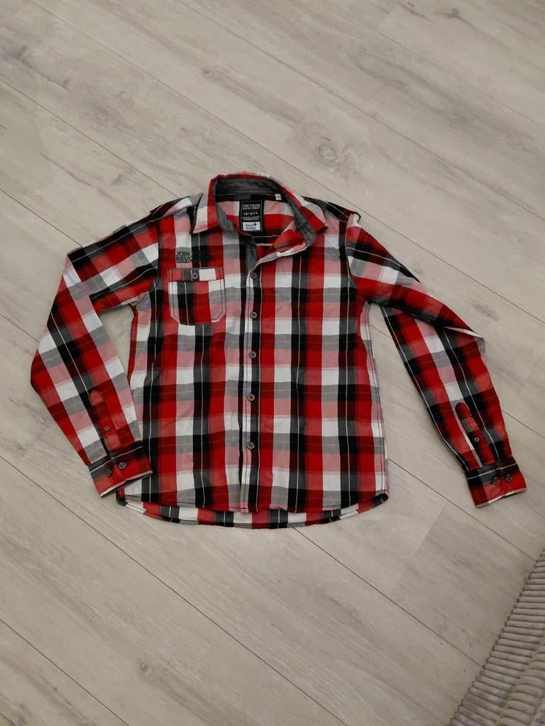 Nieuw geruit overhemd voor jongen - Maat 158, Here+There, Overhemd of Blouse, Nieuw, Ophalen of Verzenden