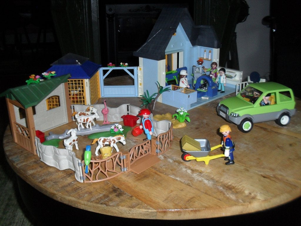 Playmobil dierenarts setje no 68, Ophalen of Verzenden, Zo goed als nieuw