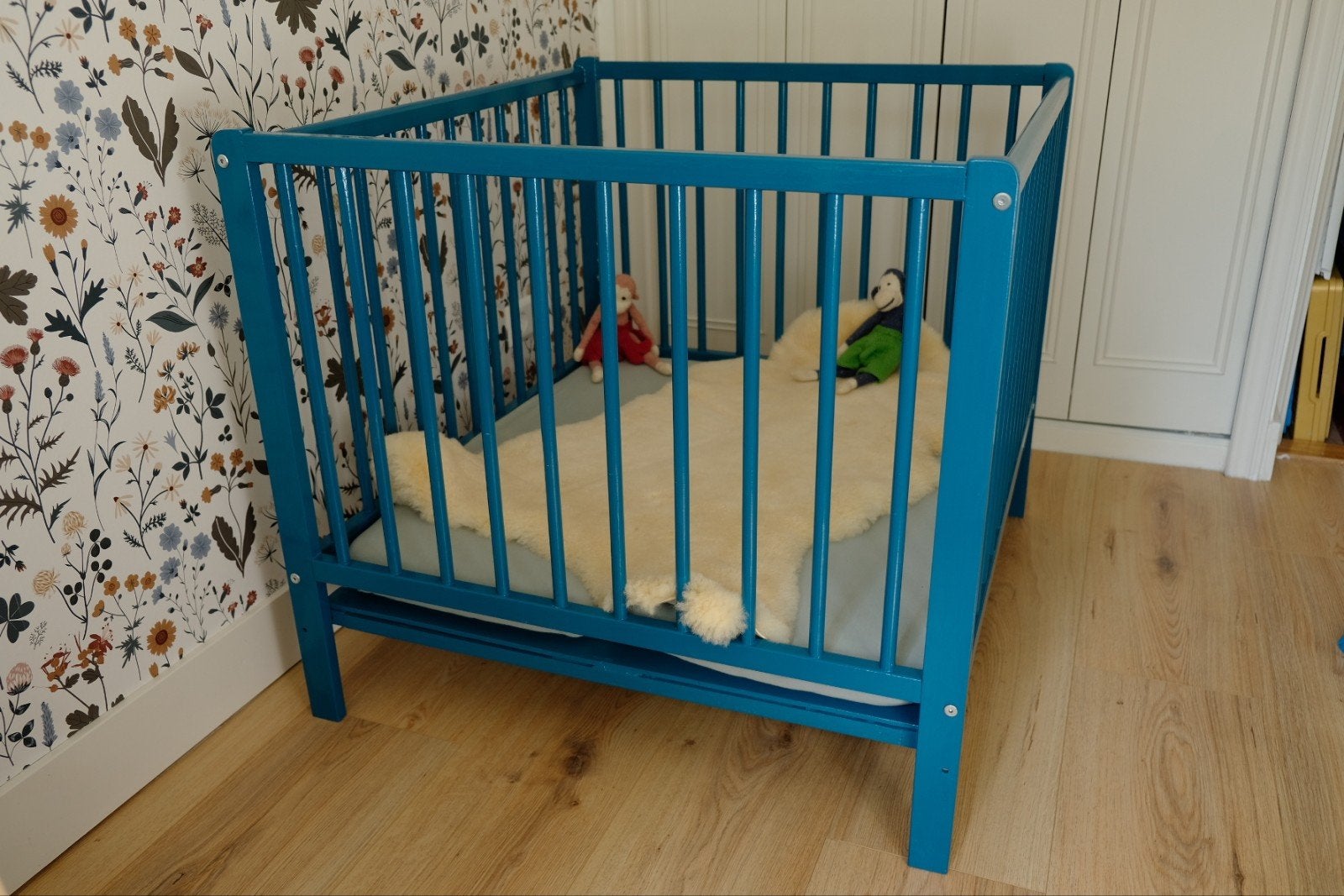 Tweeling ledikant / box - In hoogte verstelbaar, Kinderen en Baby's, Babywiegjes en Ledikanten, Ophalen, Gebruikt