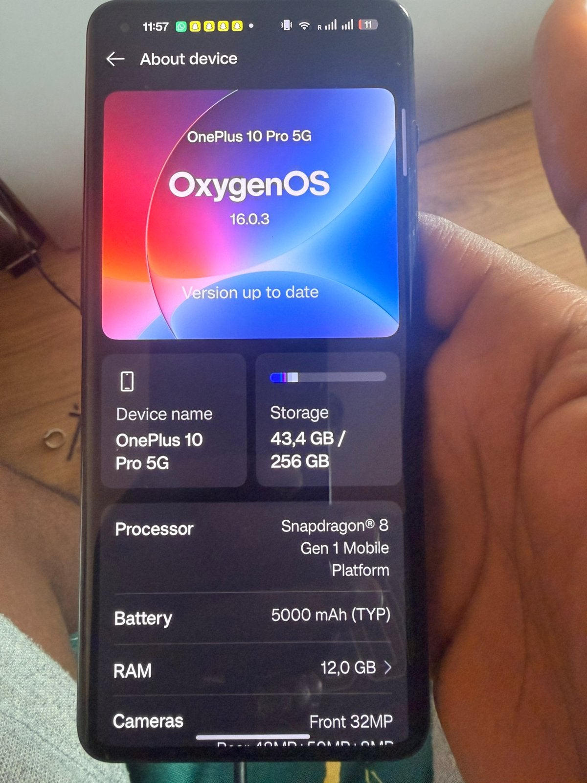 OnePlus 10 Pro 5G - 12GB RAM, 256GB, Snapdragon 8 Gen 1, Telecommunicatie, Mobiele telefoons | Overige merken, Gebruikt, Ophalen of Verzenden