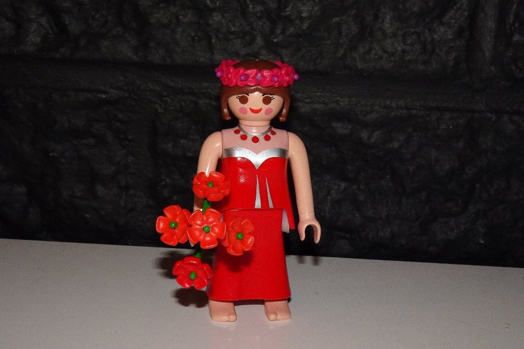 11 - Vrouw in rood 2877, Kinderen en Baby's, Ophalen of Verzenden