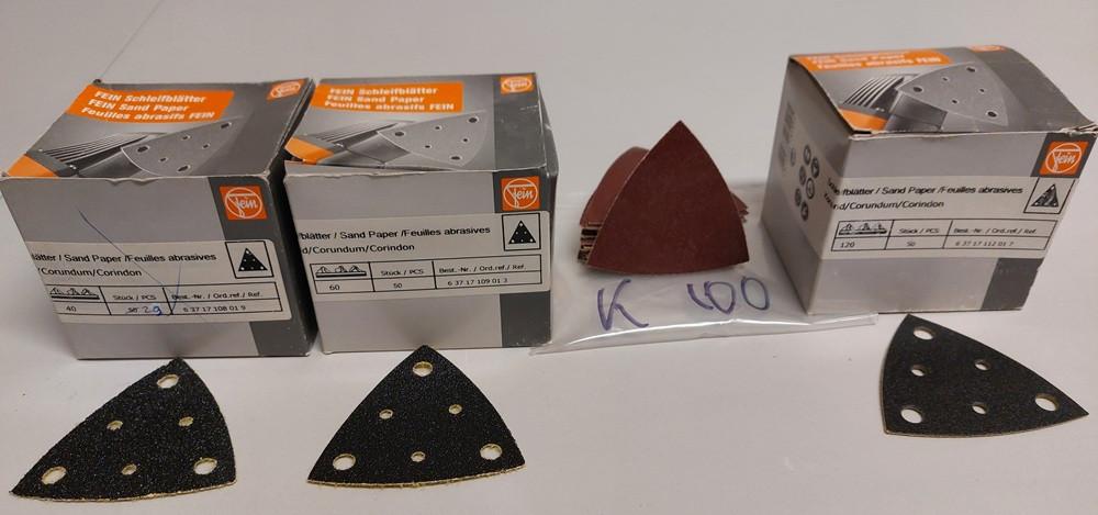 Fein Multimaster schuurpapier. K40, K60, K100, K120. € 37,95, Ophalen of Verzenden, Nieuw, Minder dan 600 watt, Overige typen