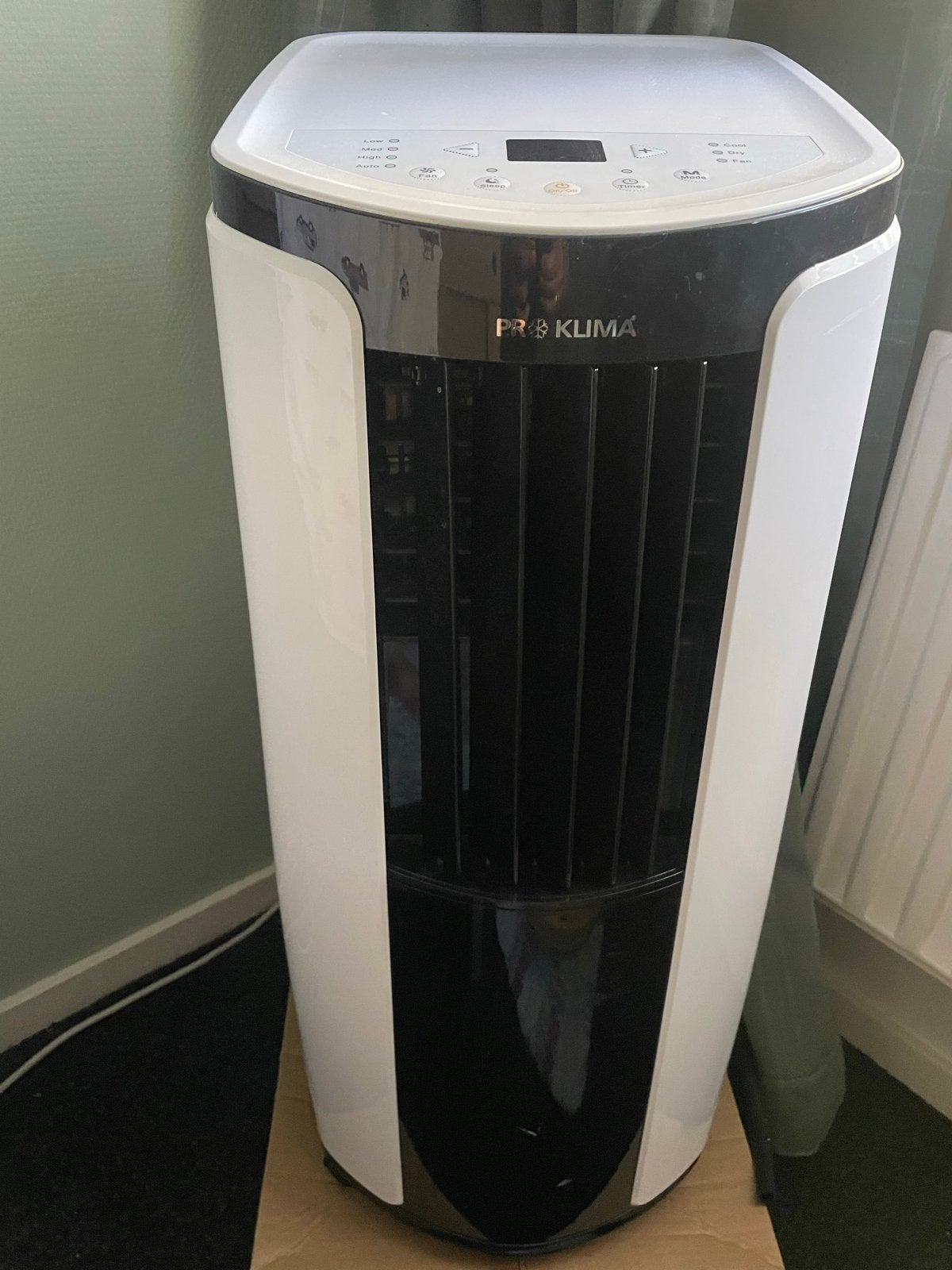 Pro Klima Mobiele Airco met Afstandsbediening, Ophalen, Gebruikt, Minder dan 60 m³, Koelen en Ontvochtigen