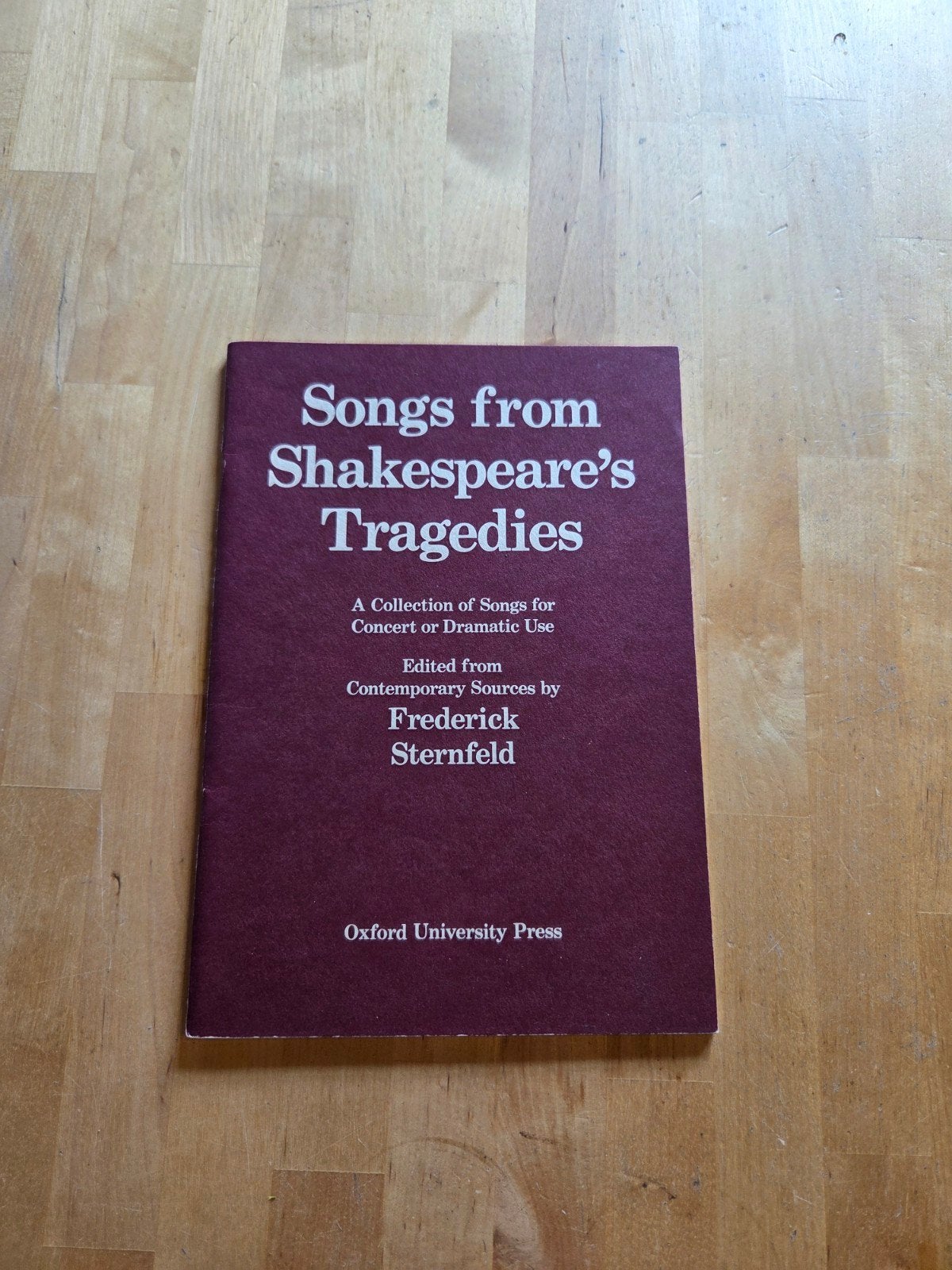 Songs from Shakespeare's Tragedies - Bladmuziek, Muziek en Instrumenten, Zang, Gebruikt, Verzenden, Klassiek