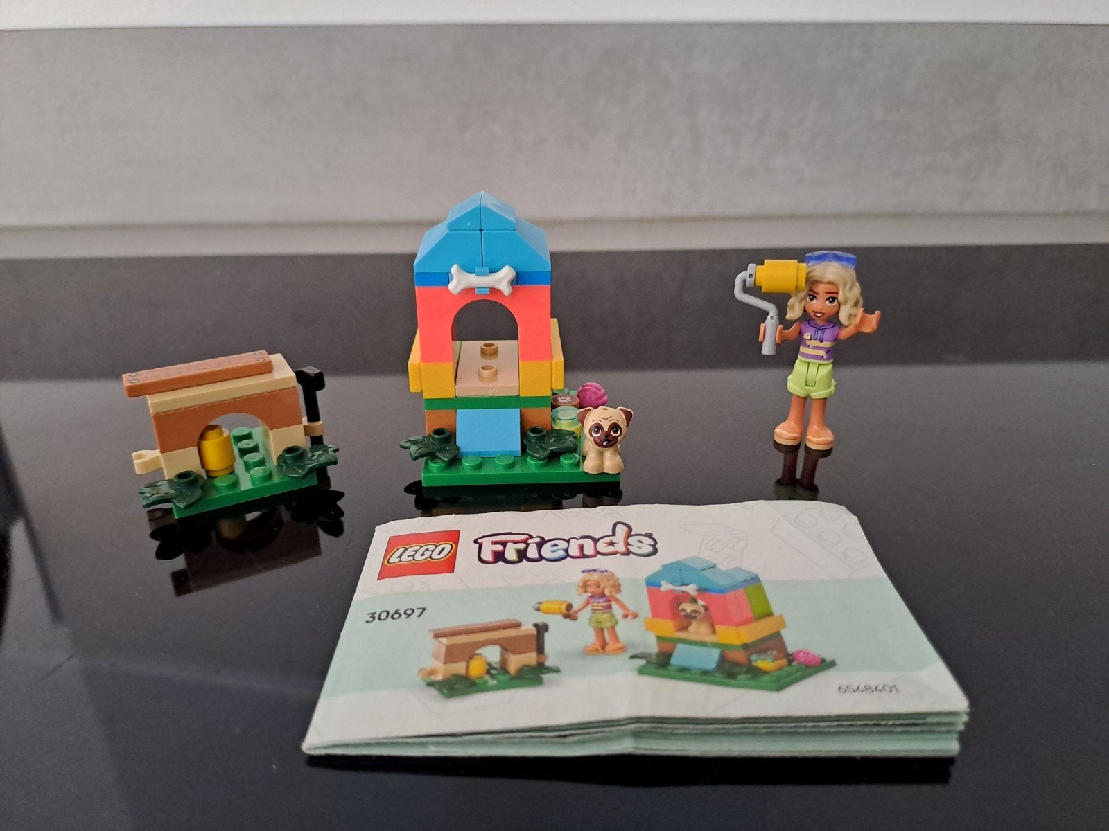 Lego Friends Hondenhok met Werktafel (inclusief boekje), Ophalen of Verzenden