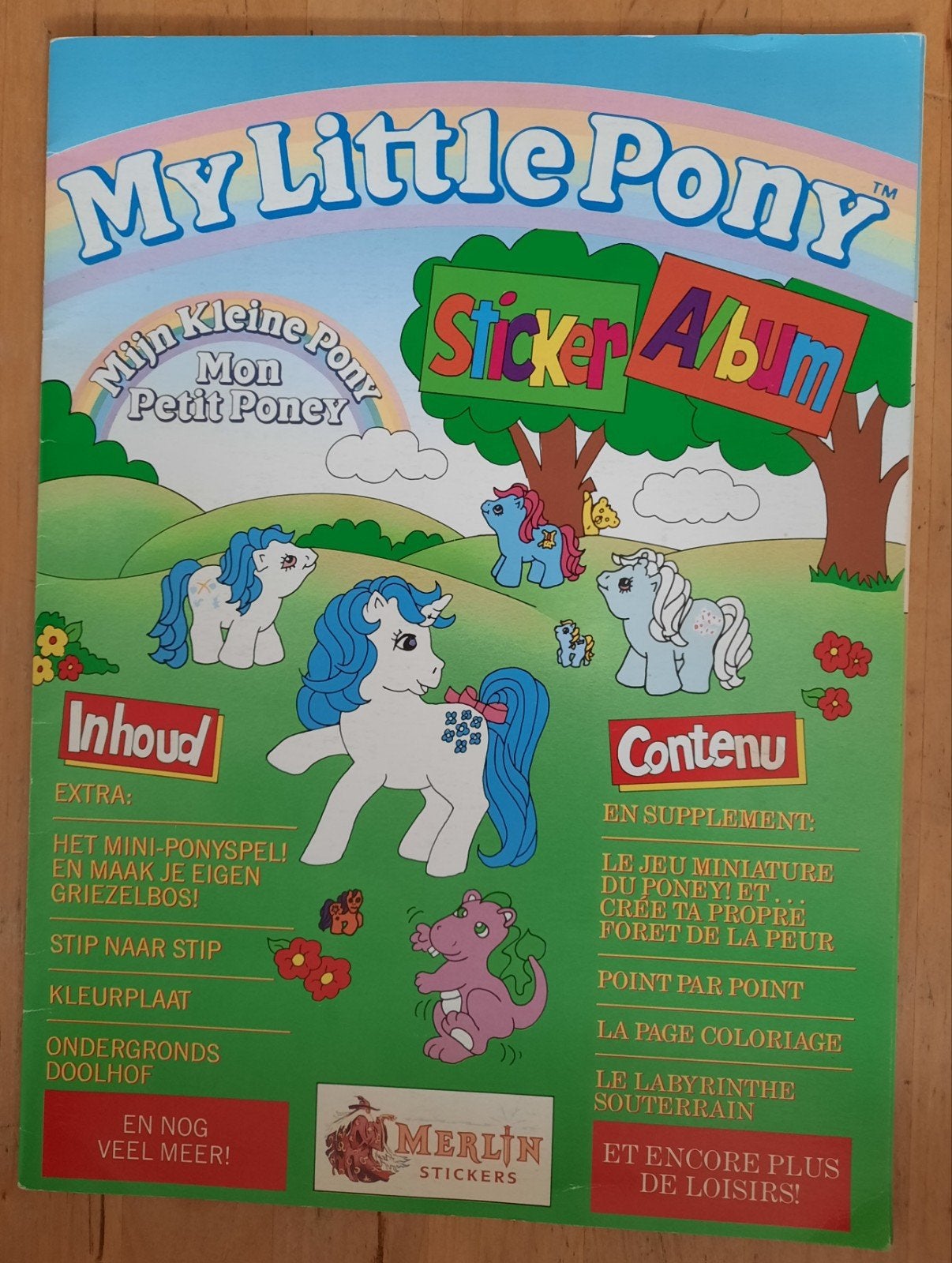 My Little Pony Sticker Album - Merlin Stickers - 1992, Ophalen of Verzenden, Zo goed als nieuw