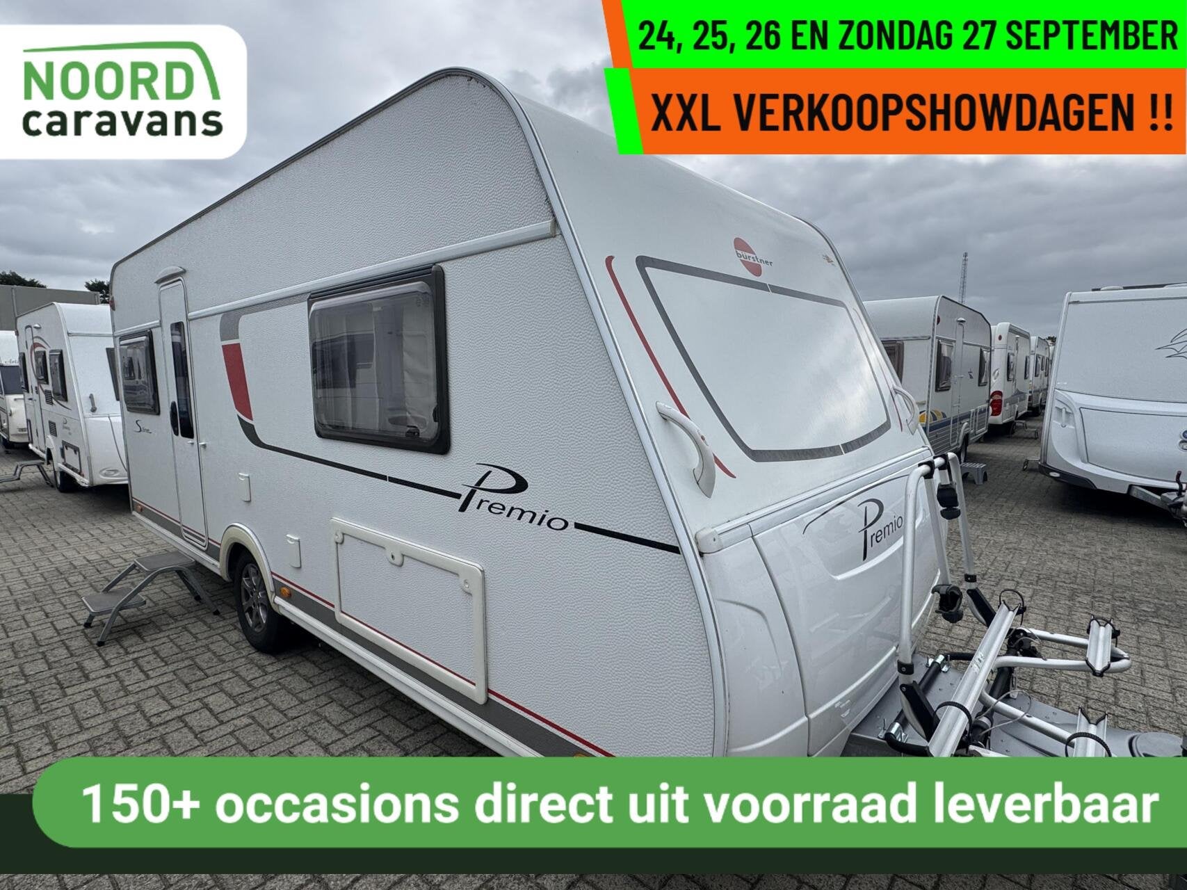 Burstner PREMIO 460 TS, FRANSBED, RONDZIT, MOVER, FIETSENDR, Caravans en Kamperen, Rondzit, 7 tot 8 meter, Bedrijf, Bürstner