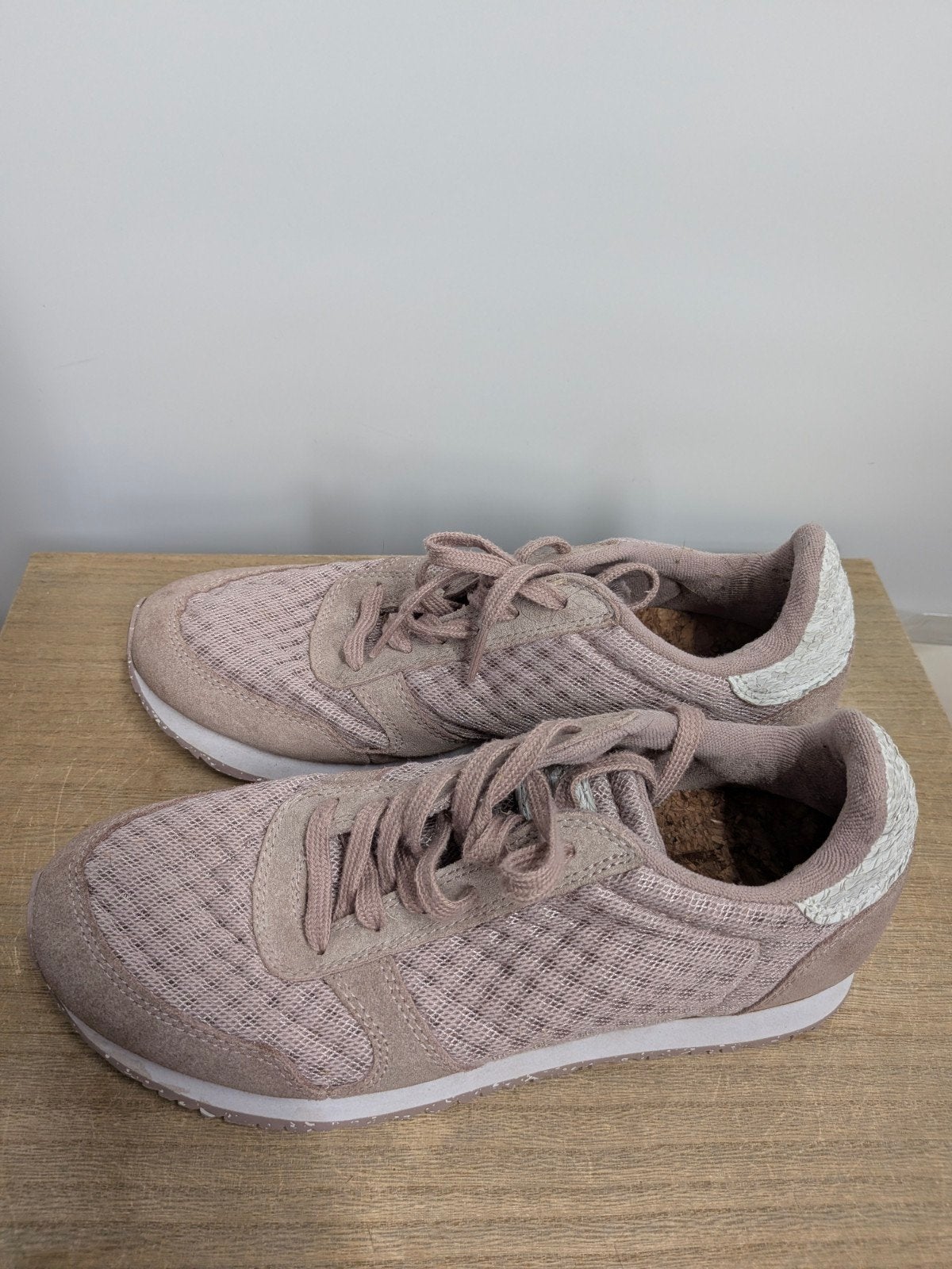 Woden Sneakers - Maat 39 - lichtroze beige netjes, Kleding | Dames, Schoenen, Onbekend, Woden, Onbekend, Roze