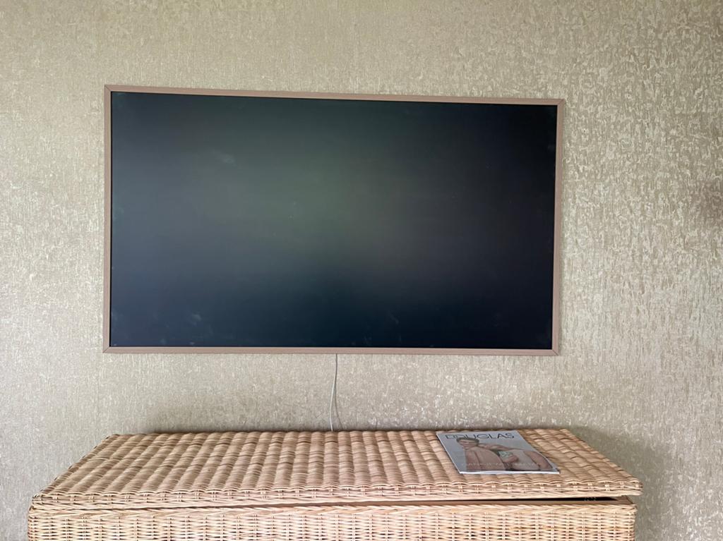Samsung The Frame 55 inch (2023) – Incl. beige/bruine lijst, Ophalen, 100 cm of meer, Samsung