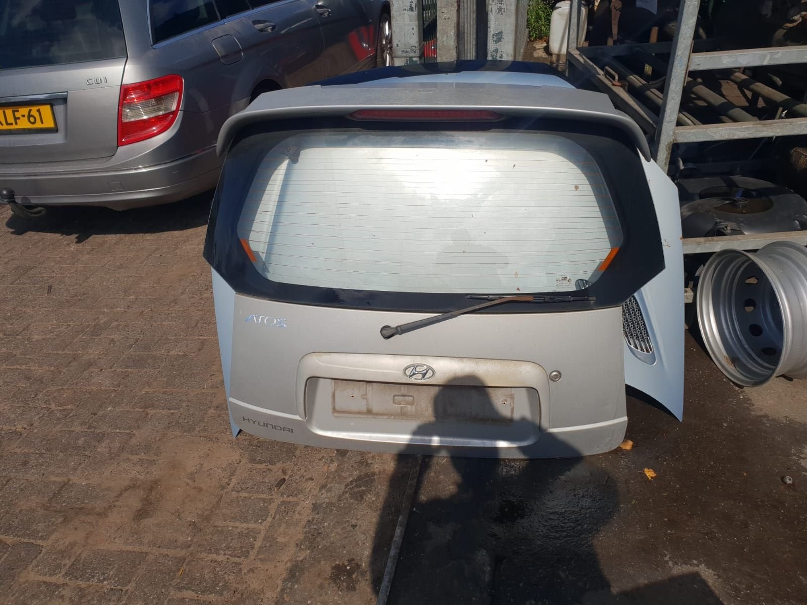 HYUNDAI ATOS ACHTERKLEP +SPOILER  BJ 2000, Gebruikt, -, Ophalen of Verzenden, Achter