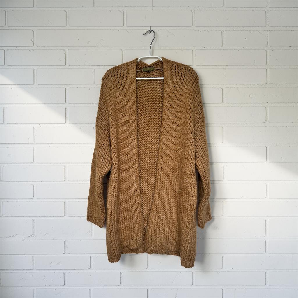 Zusss Vest Maat 2 (38/40) Licht Bruin Gebreid Alpaca Wol, Maat 38/40 (M), Z, Z, Ophalen of Verzenden