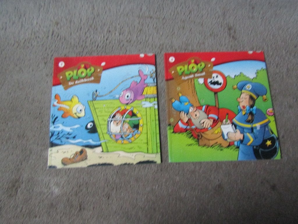 2 boeken: Plop - Agent Smal en De duikboot, Boeken, Ophalen of Verzenden, Gelezen, Studio 100, Fictie algemeen