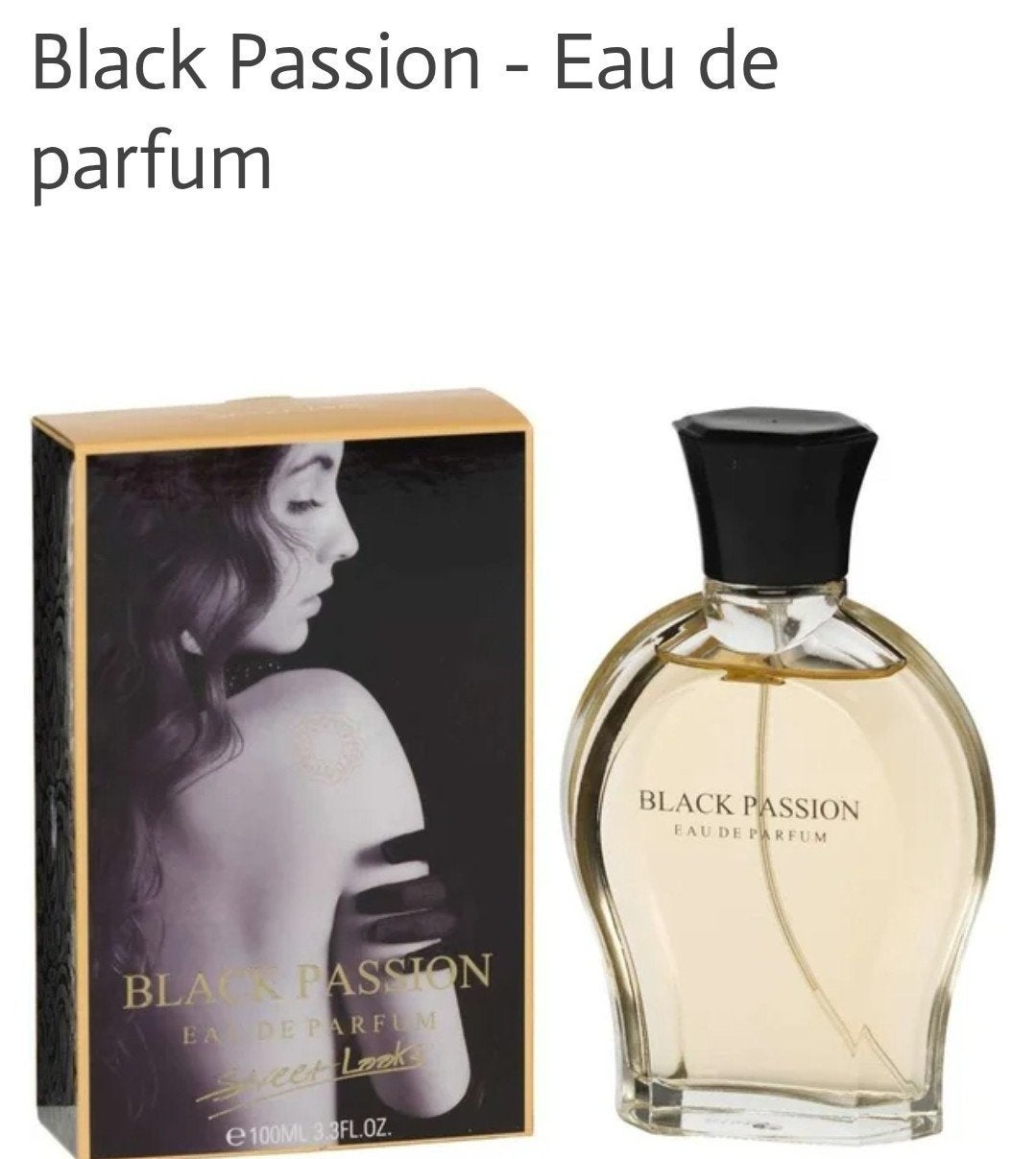 Black Passion Eau de Parfum - Sensuele Damesgeur 100ml, Verzenden, Nieuw
