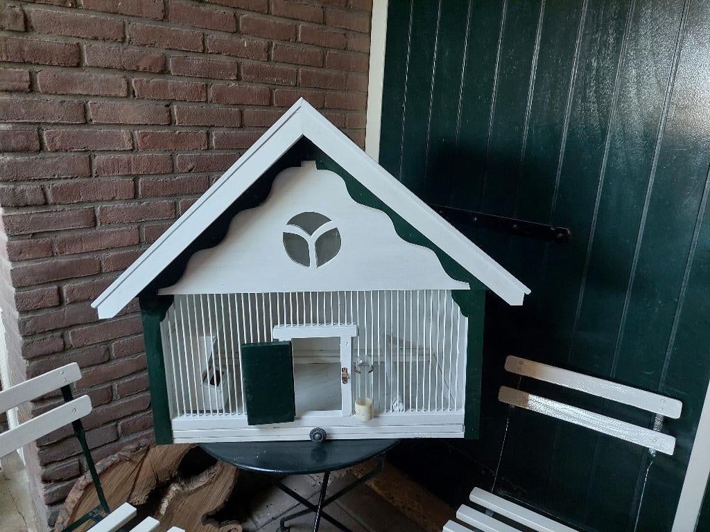 Vogelhok te koop, Dieren en Toebehoren, Vogels | Hokken en Kooien, Ophalen, Nieuw, Hout, Vogelkooi