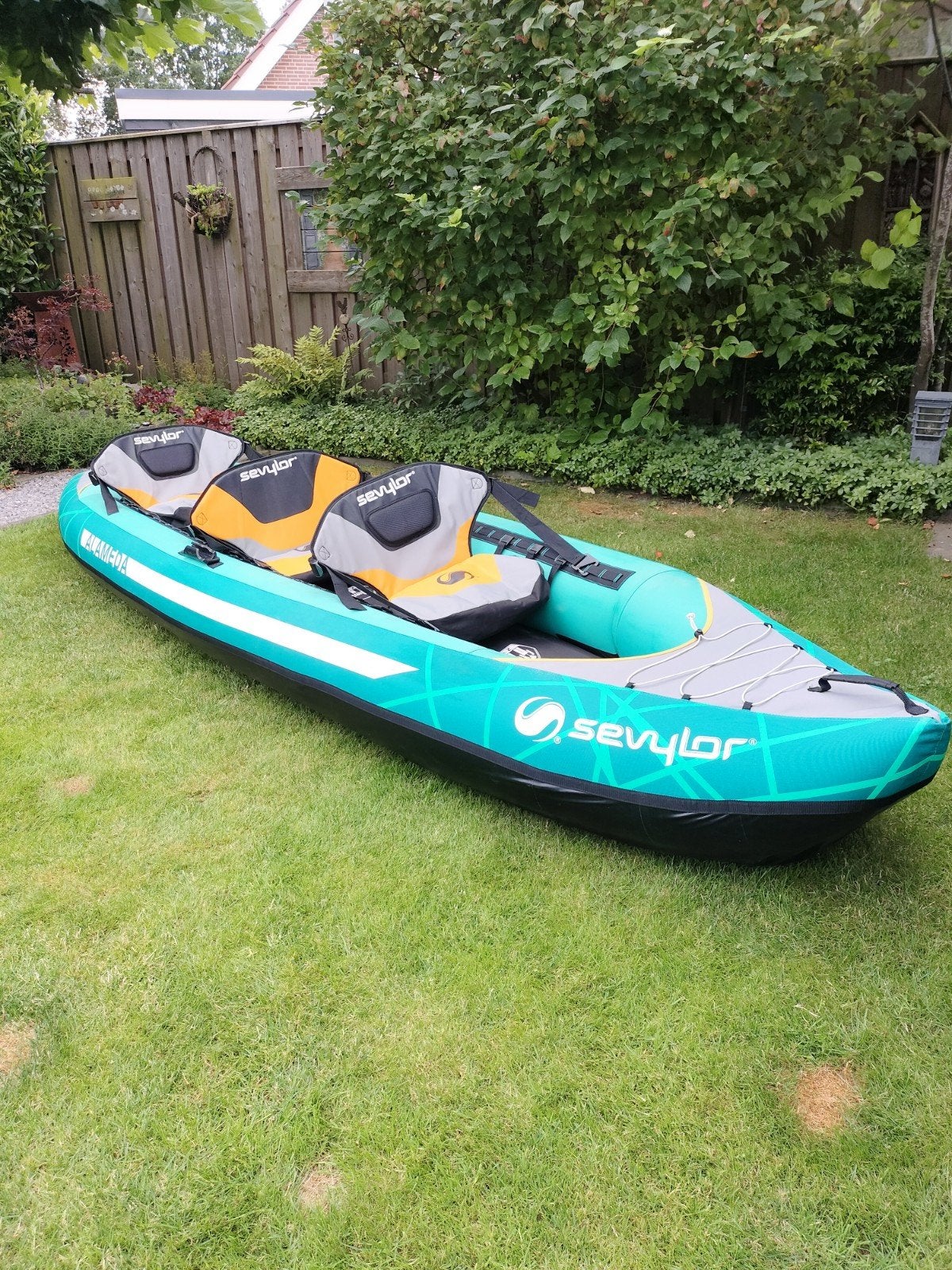 Zgan opblaasbare kano Sevylor Alameda, Watersport en Boten, Kano's, Ophalen, Zo goed als nieuw, Twee personen, Kajak
