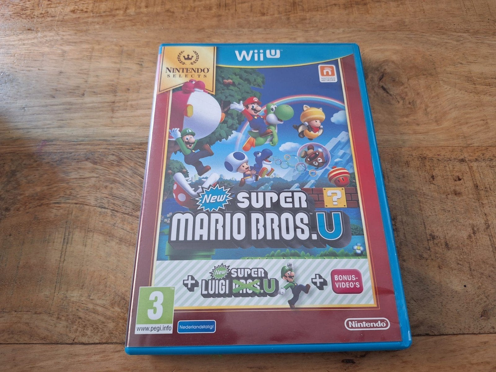 New Super Mario Bros. U + New Super Luigi U (Wii U), Spelcomputers en Games, Eén computer, Ophalen of Verzenden, Zo goed als nieuw