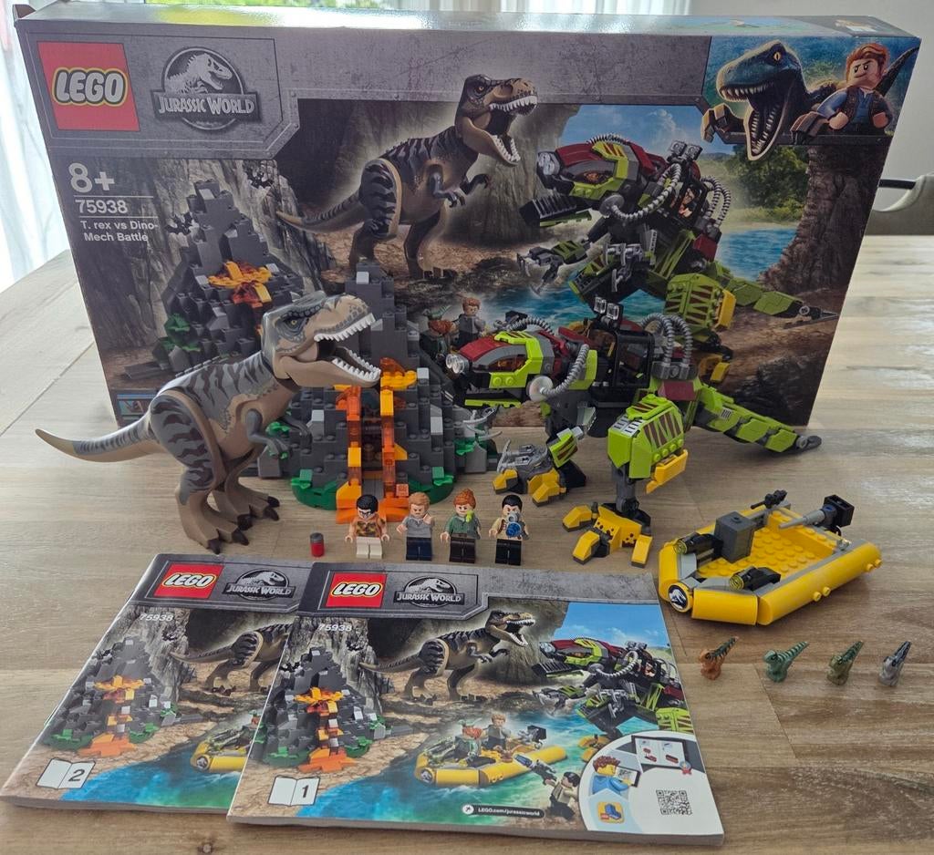 Zeldzame Lego Jurassic Park World Dino 75938 T-Rex, Ophalen of Verzenden, Zo goed als nieuw, Complete set, Lego