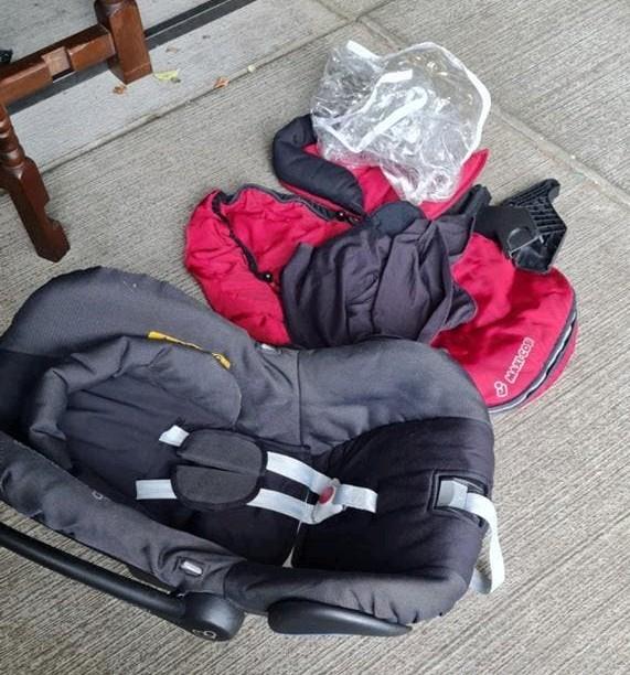Maxi-Cosi met slaapzak en accessoires, Ophalen, Slaapstand, 0 t/m 13 kg, Maxi-Cosi