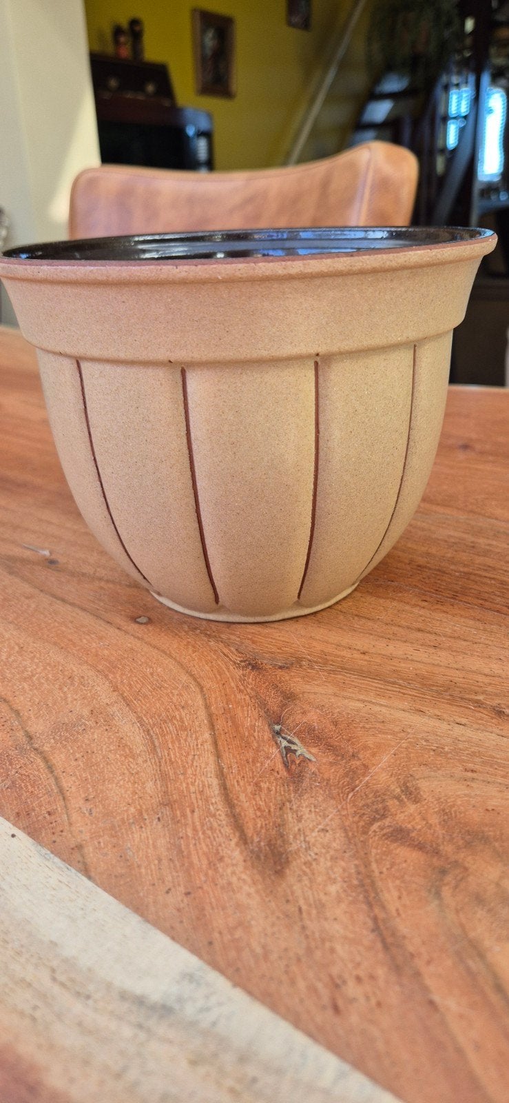 Vintage West Germany bloempot Retro charme voor je interieu, Rond, Binnen, Ophalen of Verzenden, Zo goed als nieuw