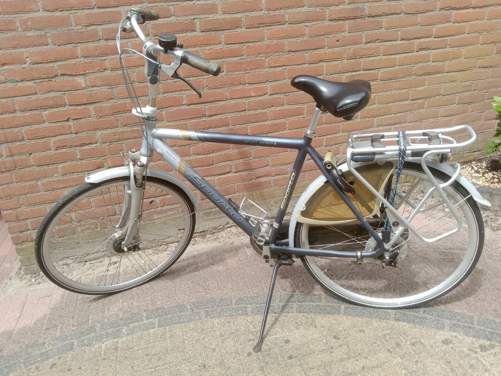 Heren fiets, licht blauw., Ophalen, Sparta, Gebruikt, Versnellingen