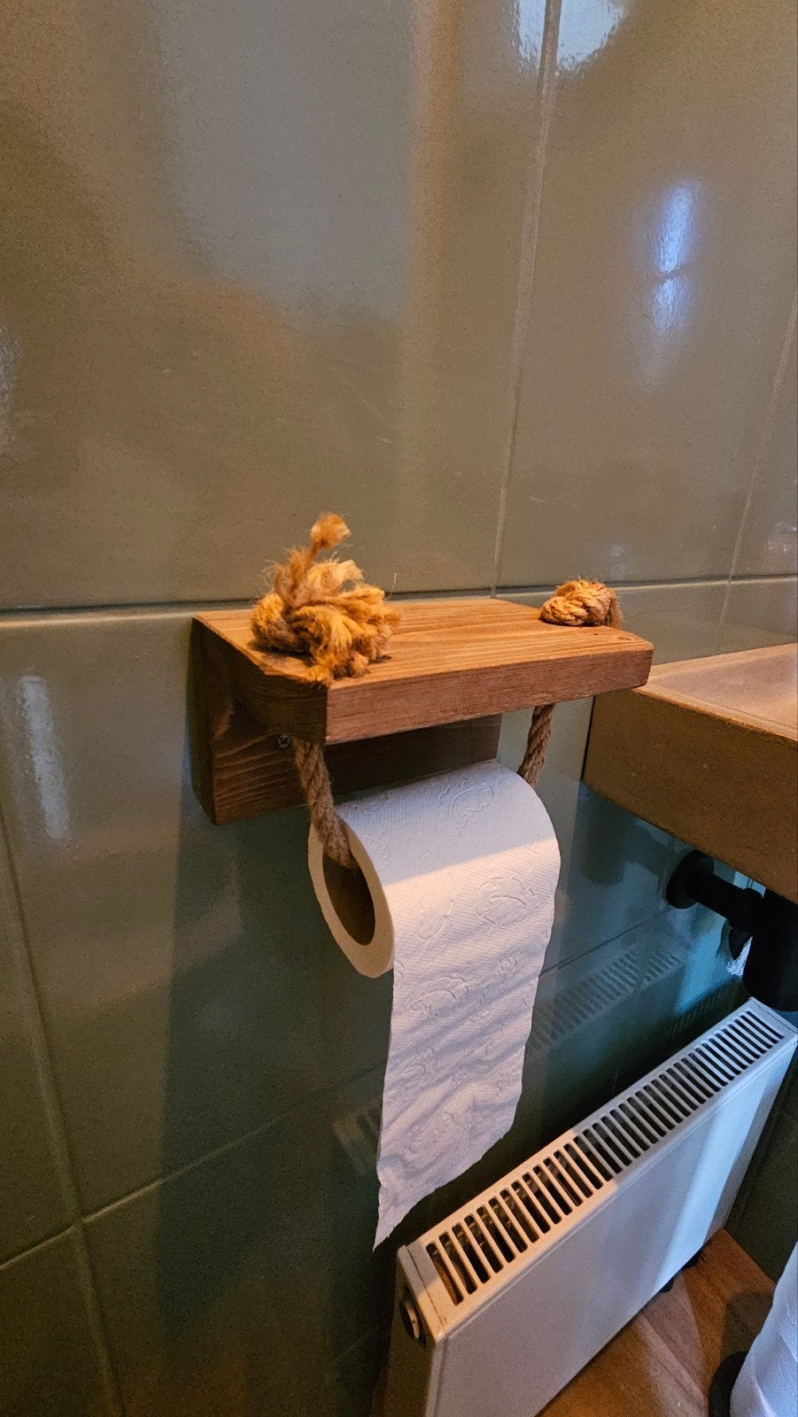 Toiletrolhouder, Ophalen of Verzenden, Gebruikt, Toilet