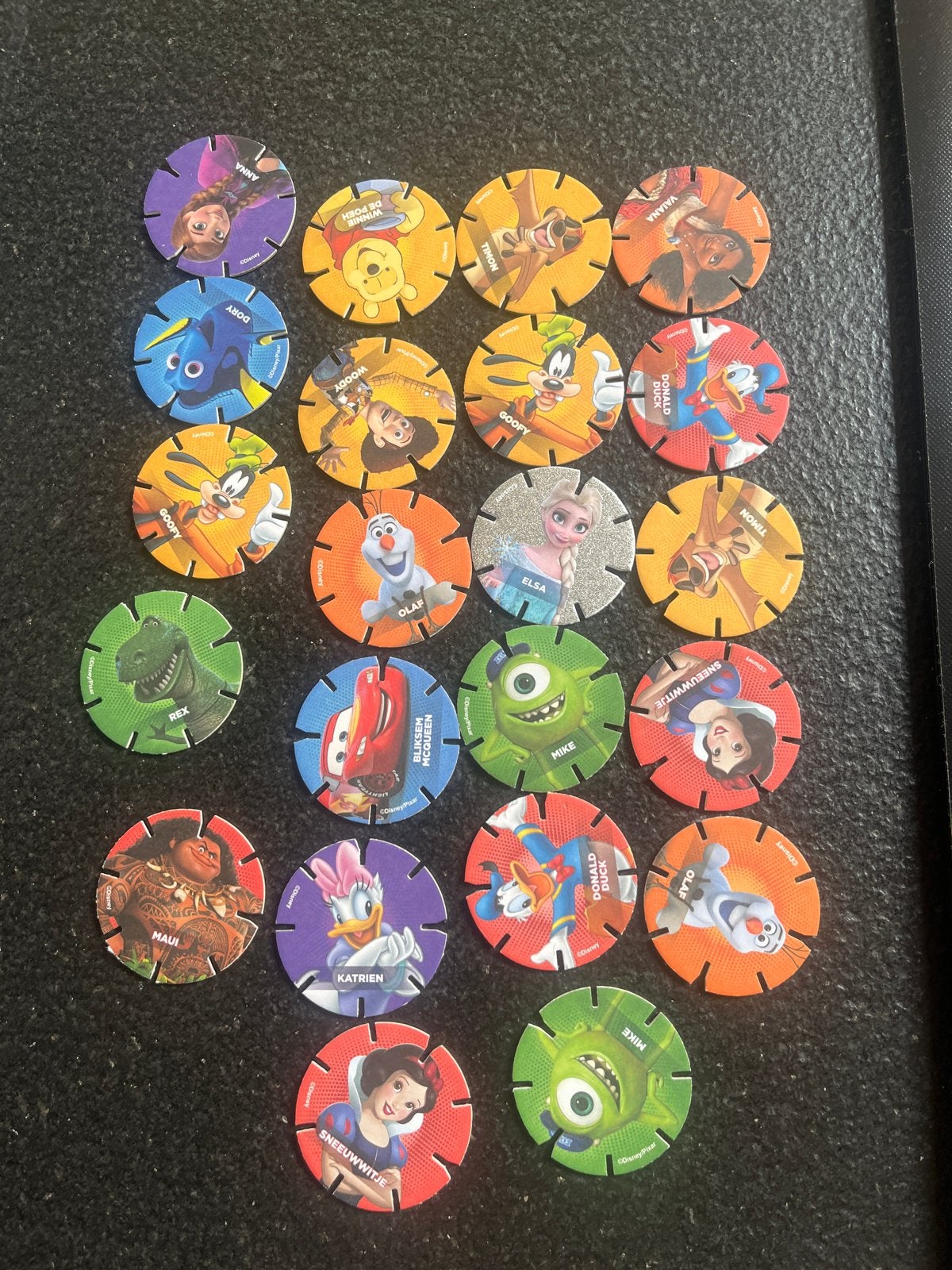 Disney disks- Grote collectie met diverse figuren, Ophalen of Verzenden, Gebruikt, Jongen of Meisje