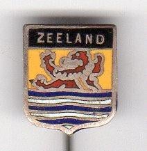 Speldje WAPEN ZEELAND EMAILLE (A5), Ophalen of Verzenden, Gebruikt, Overige onderwerpen
