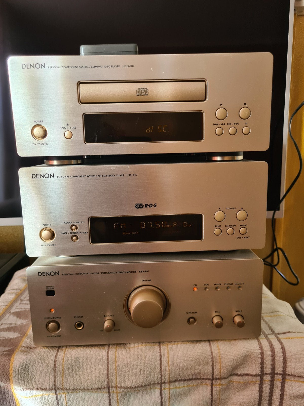 denon midi stereo set, Ophalen, Denon