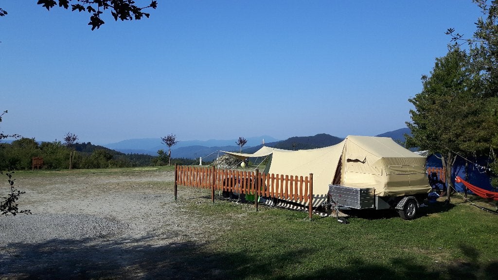Zambezi River Camp Aart Kok uit 2011, Caravans en Kamperen, Vouwwagens, Ophalen, Aart Kok, Meerkleurig, Tot en met 3