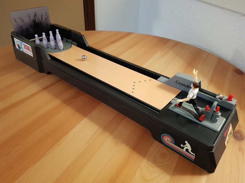 Desktop bowlingspel XL (64 cm lang) incl. GRATIS extra item, Ophalen of Verzenden, Gebruikt