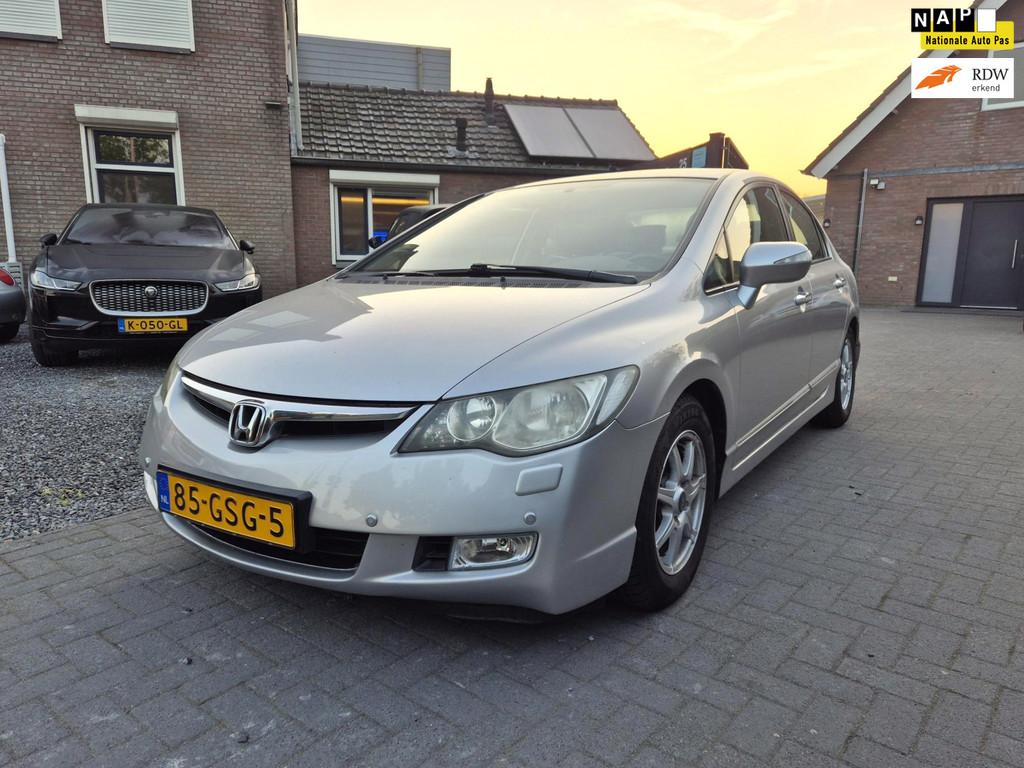 Honda Civic 1.3 Hybrid Automaat Clima Cruise, Auto's, Honda, Stof, Gebruikt, Origineel Nederlands, Bedrijf