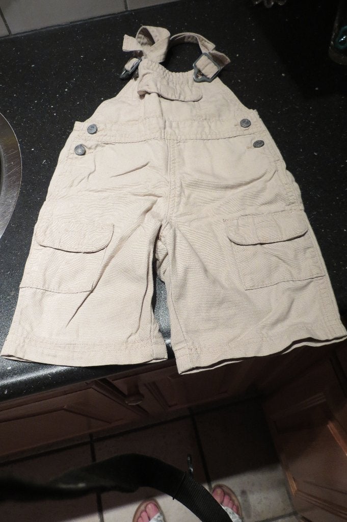 Tuinbroek maat 80, Kinderen en Baby's, Babykleding | Maat 80, Broekje, Ophalen of Verzenden, Zo goed als nieuw, Hema