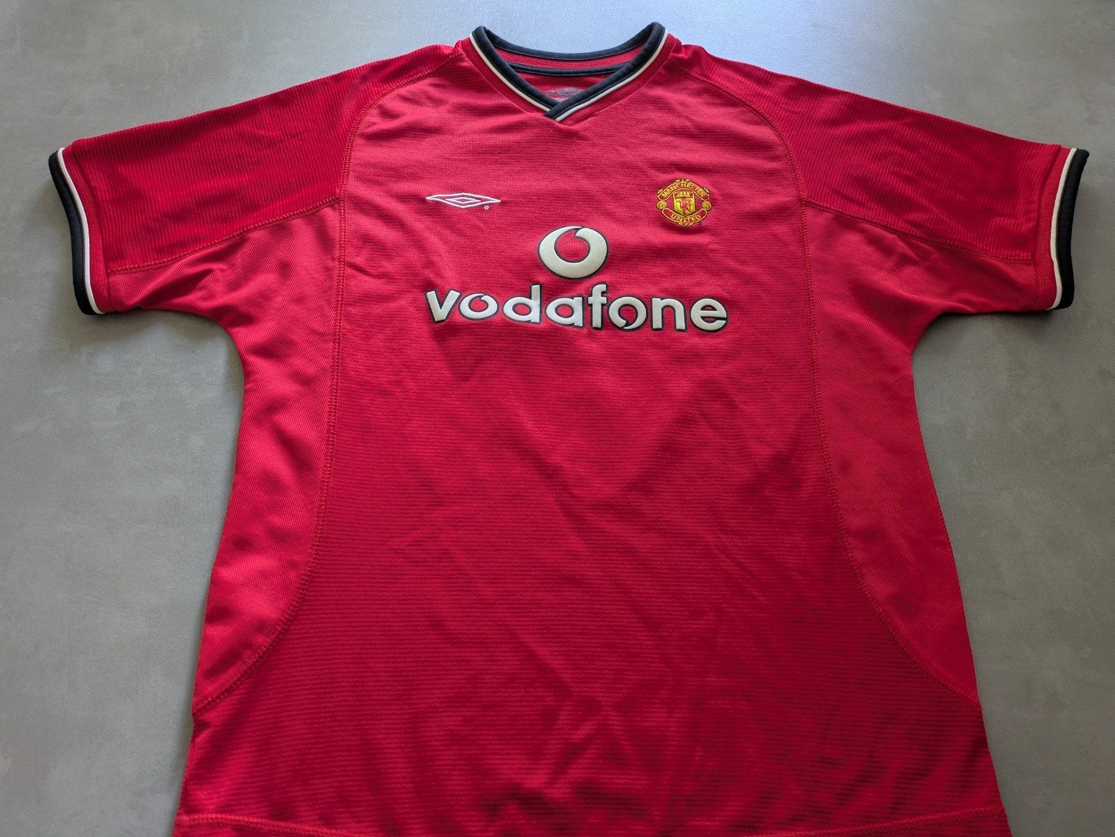 Voetbalshirt Manchester United Stam vintage shirt 2000, Ophalen, Zo goed als nieuw, Shirt