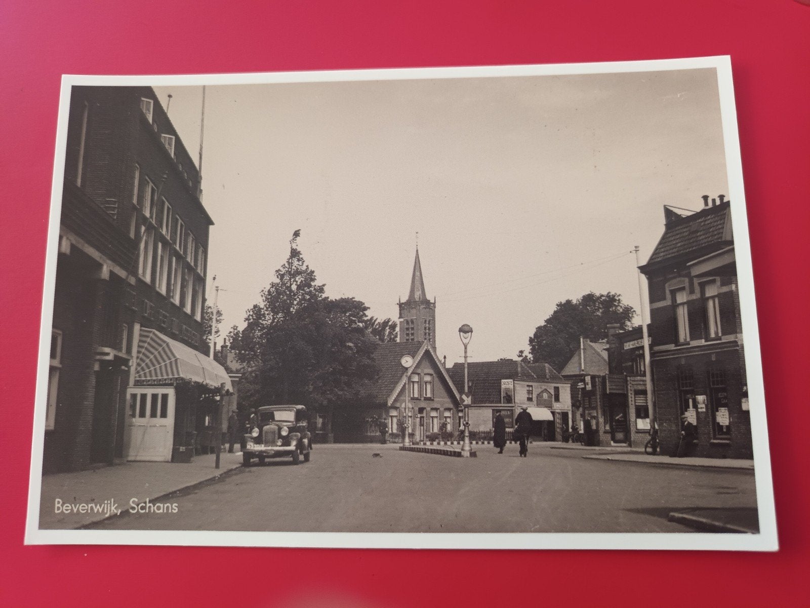 Beverwijk, Schans 1940 (reproductie), Ophalen of Verzenden, 1980 tot heden, Ongelopen, Noord-Holland