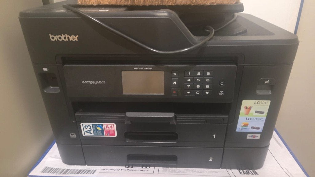 Brother MFC-J5730DW A3 printer defect, Computers en Software, Gebruikt, Inkjetprinter, All-in-one, Draadloos