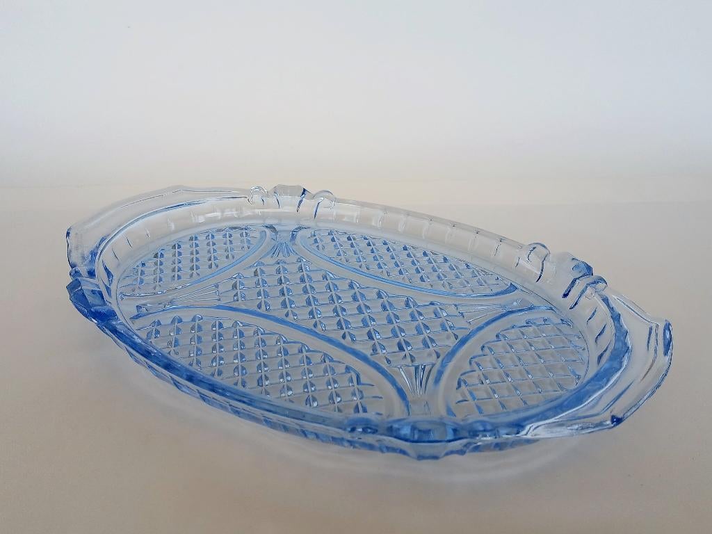 Schaal Persglas Art Deco Vintage, Ophalen of Verzenden