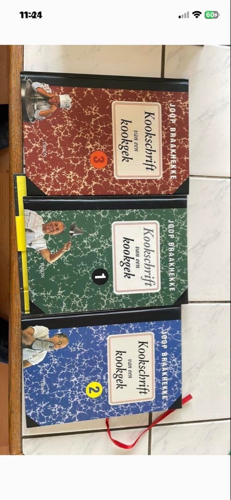 Joop Braakhekke Kookschrift van een kookgek deel 1, 2 en 3, Ophalen of Verzenden, Gelezen, Frankrijk, Voorgerechten en Soepen