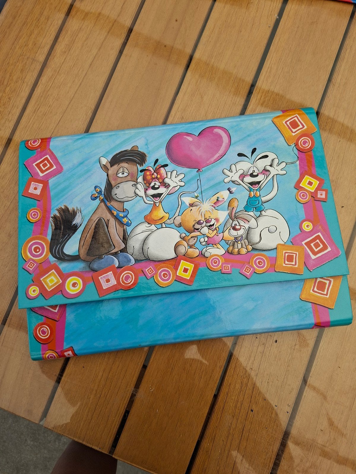 2 Diddl mappen met briefpapier en enveloppen, Verzamelen, Ophalen of Verzenden