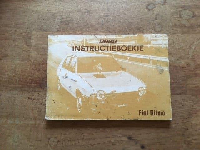 Fiat Ritmo Instructieboekje - Origineel  1982   NL, Ophalen of Verzenden