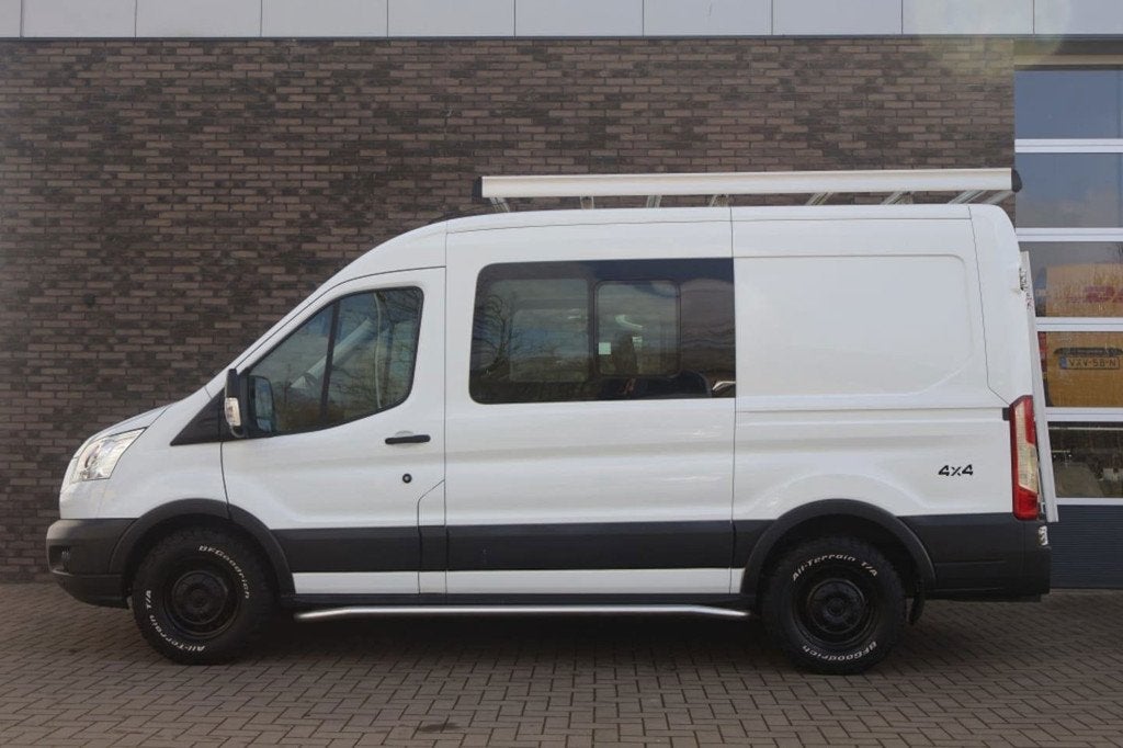 Ford Transit 350 2.0 TDCI L2H2 AWD, Auto's, Ford, Euro 6, Wit, Bedrijf, Vierwielaandrijving