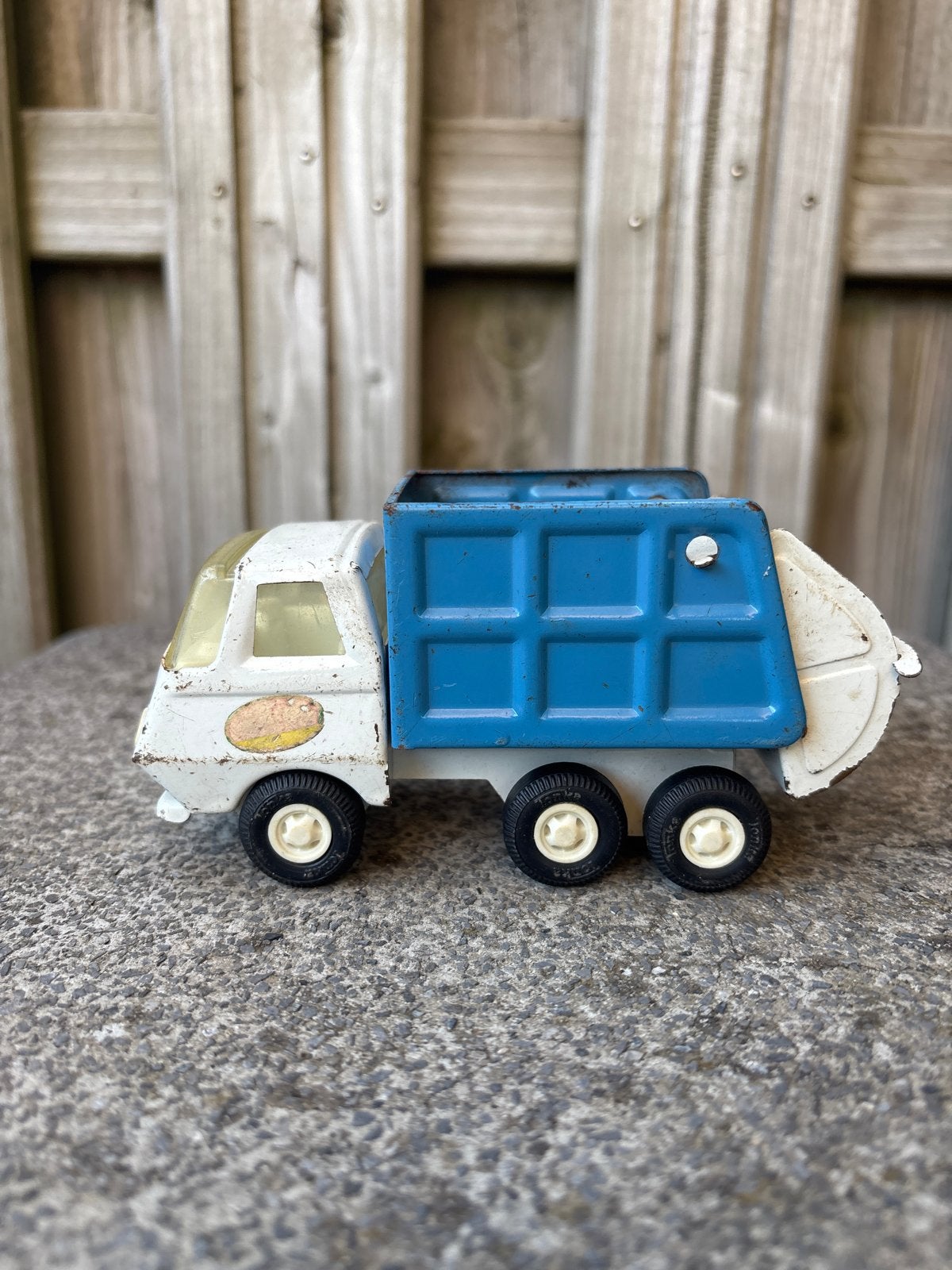 Vintage Tonka Vuilniswagen - Klassiek Speelgoed, Kinderen en Baby's, Speelgoed | Speelgoedvoertuigen, Ophalen of Verzenden, Gebruikt