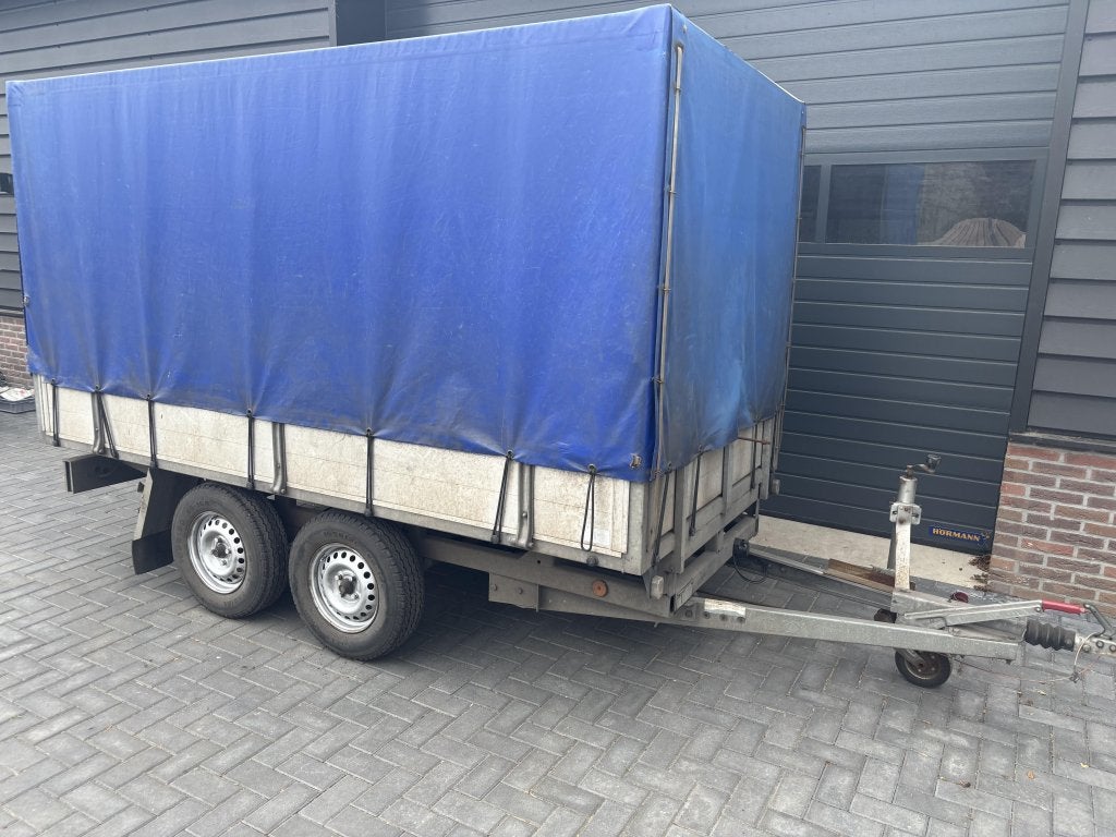 Huifaanhanger huifaanhangwagen tandemasser Plateauwagen, Gebruikt