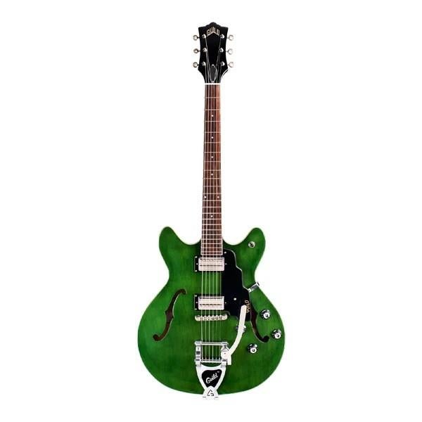 Gevraagd: Gibson ES Spearmint / Guild Starfire emerald green, Ophalen of Verzenden, Zo goed als nieuw, Semi-solid body, Overige merken