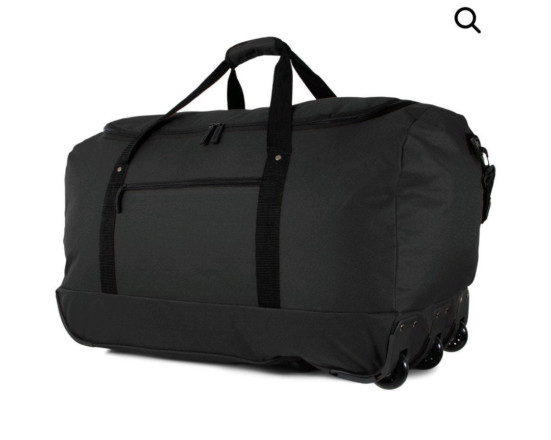 Nieuw! NORLÄNDER S.G. Reistas XL Met Wielen Zwart, Wieltjes, 30 cm of meer, Zwart, Nieuw
