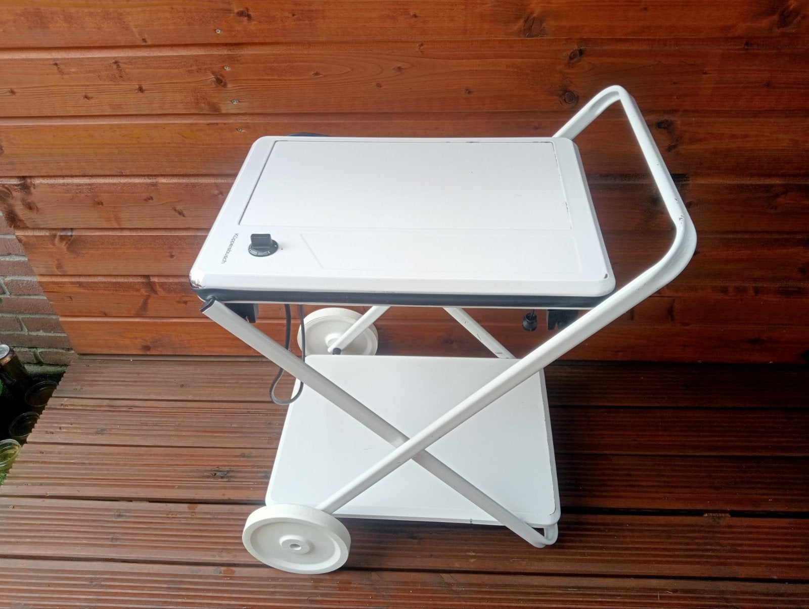 Küppersbusch elektrische steengrill op wieltjes, barbecue, Ophalen