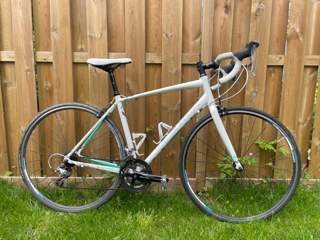 Dames Trek, Fietsen en Brommers, Fietsen | Racefietsen, Gebruikt, Aluminium, 49 tot 53 cm, Meer dan 20 versnellingen